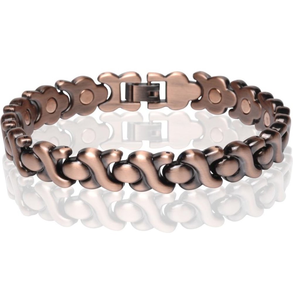 Magnetic Link Bracelet - Antique Copper Arthritis Pain Relieve Bracelet
